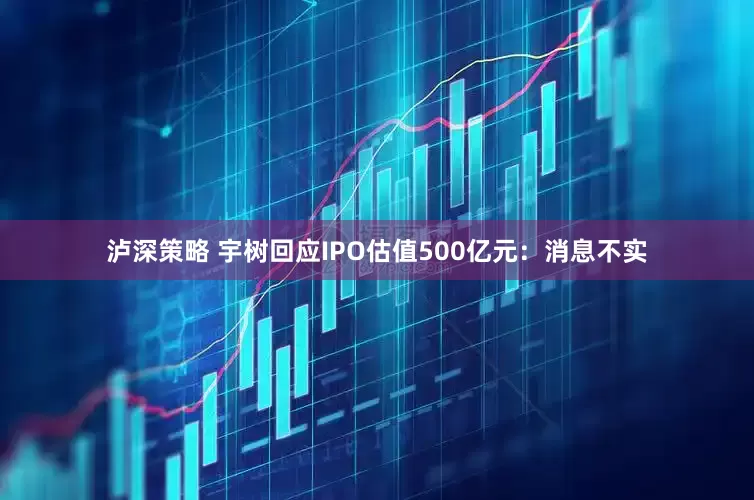 泸深策略 宇树回应IPO估值500亿元：消息不实
